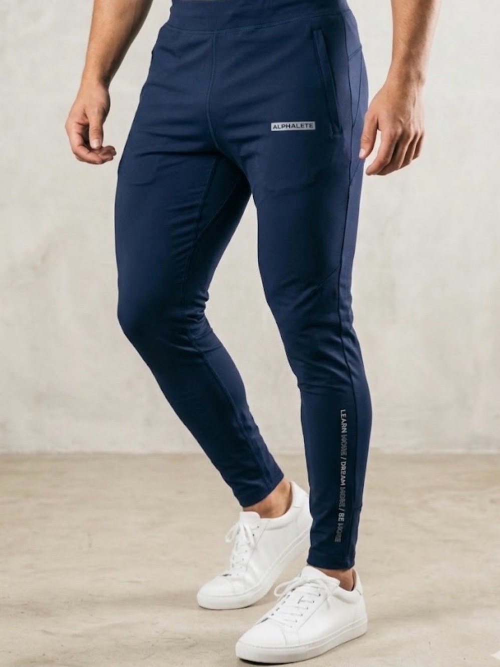 Alphalete Navy Athletic Joggers size M